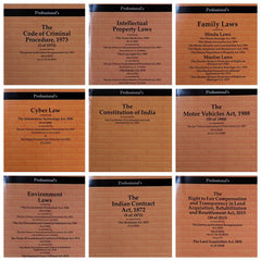 Professional's Combo Pack 23 AIBE BARE ACTS (Without Notes)