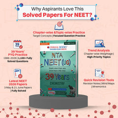 NEET (UG) Chemistry Chapter-wise & Topic-wise Questions-Fully Solved Papers - Book By Oswaal Books