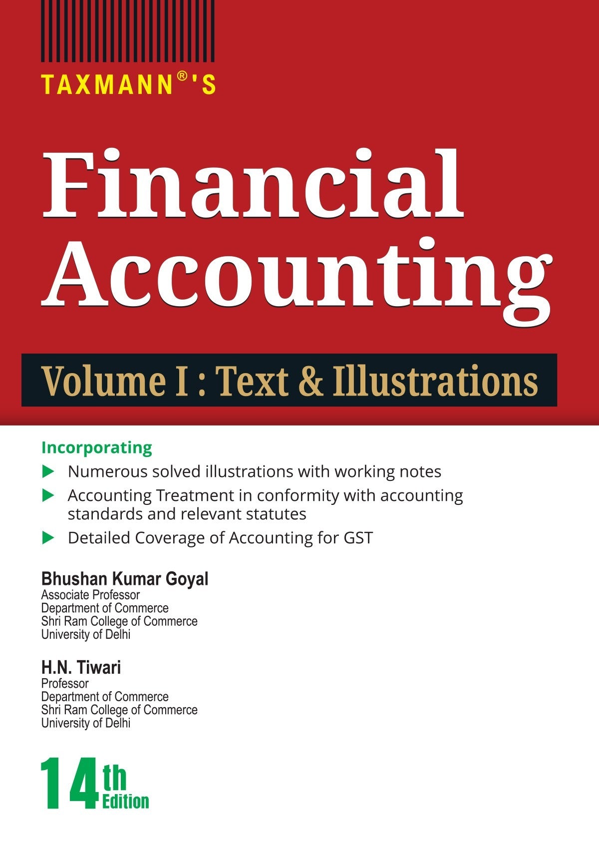 Taxmann's Financial Accounting (Volume I and Volume II) - Books by Bhushan Kumar Goyal and H.N. Tiwari - BuyTestSeries.in