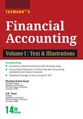 Taxmann's Financial Accounting (Volume I and Volume II) - Books by Bhushan Kumar Goyal and H.N. Tiwari - BuyTestSeries.in