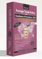 Commercial's Foreign Trade Policy and Handbook of Procedures 2023 (Set of 2 Volumes) - Books By S C Jain, Shweta Jain & Abhishek Jain