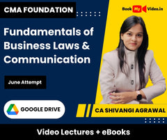 CMA Foundation Fundamentals of Business Laws & Communication Video Lectures by CA Shivangi Agrawal June Attempt (Download + eBooks)