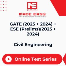 GATE (2025 + 2024) + ESE (Prelims)(2025 + 2024) Civil Engineering Online Test Series