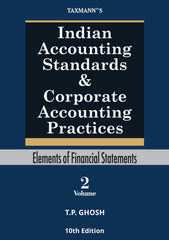 Taxmann's Indian Accounting Standards & Corporate Accounting Practices Books (Set of 3 Volumes) By T P Ghosh