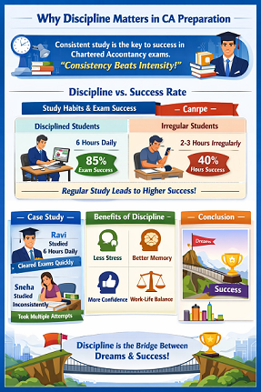 How To Maintain Discipline while Preparing for CA By lernpulse