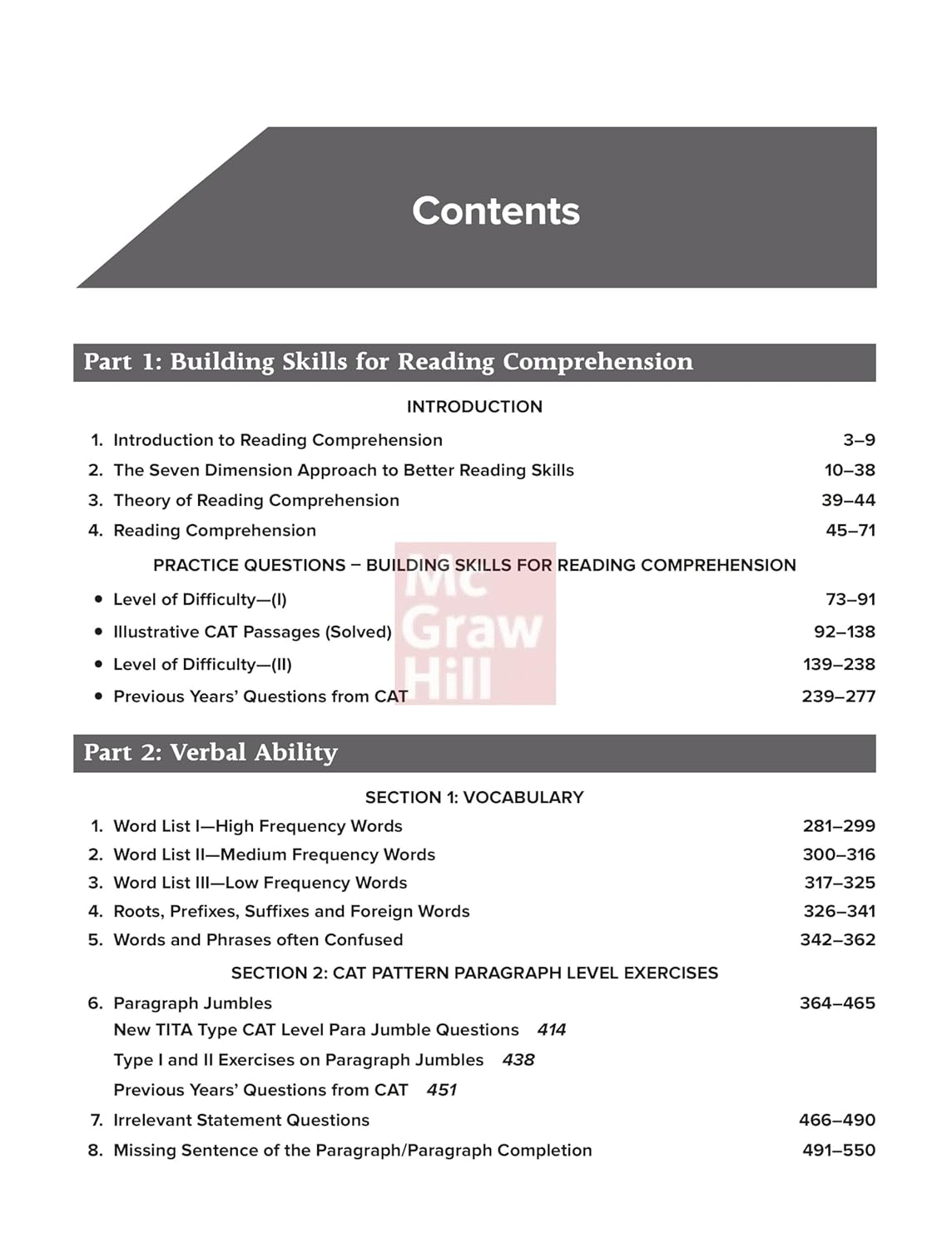 McGraw Hill's Courseware on Verbal Ability & Reading Comprehension for CAT - Book by Arun Sharma &  Meenakshi Upadhyay