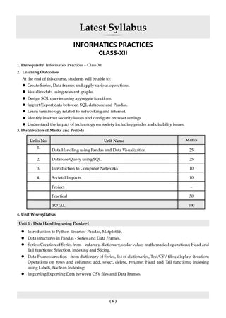 CBSE Question Bank for Class 12 - Informatics Practices Book - Chapterwise and Topicwise Solved Papers For 2027 Exam By Oswaal Books