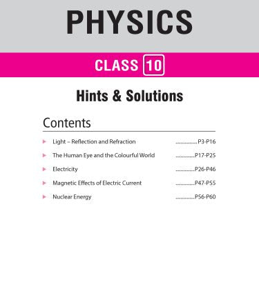 Foundation Course Physics Book for Class 10 by MTG Learning