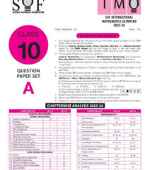IMO Class-10 Olympiad Previous Years Papers (PYP) Mathematics with Sample OMR Sheet - Book By MTG Learning