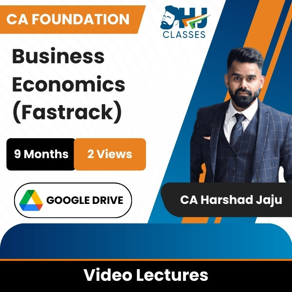 CA Foundation Business Economics (Fastrack) only Video Lectures by CA Harshad Jaju (Google Drive, 2 Views, 9 Months)