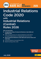 Labour Codes with Central Rules COMBO (Bare Acts with Section Notes) - Code on Wages, IR, Social Security and OSHWC (4 Books - with Case Laws, Comparative Study, Others) - By Taxmann