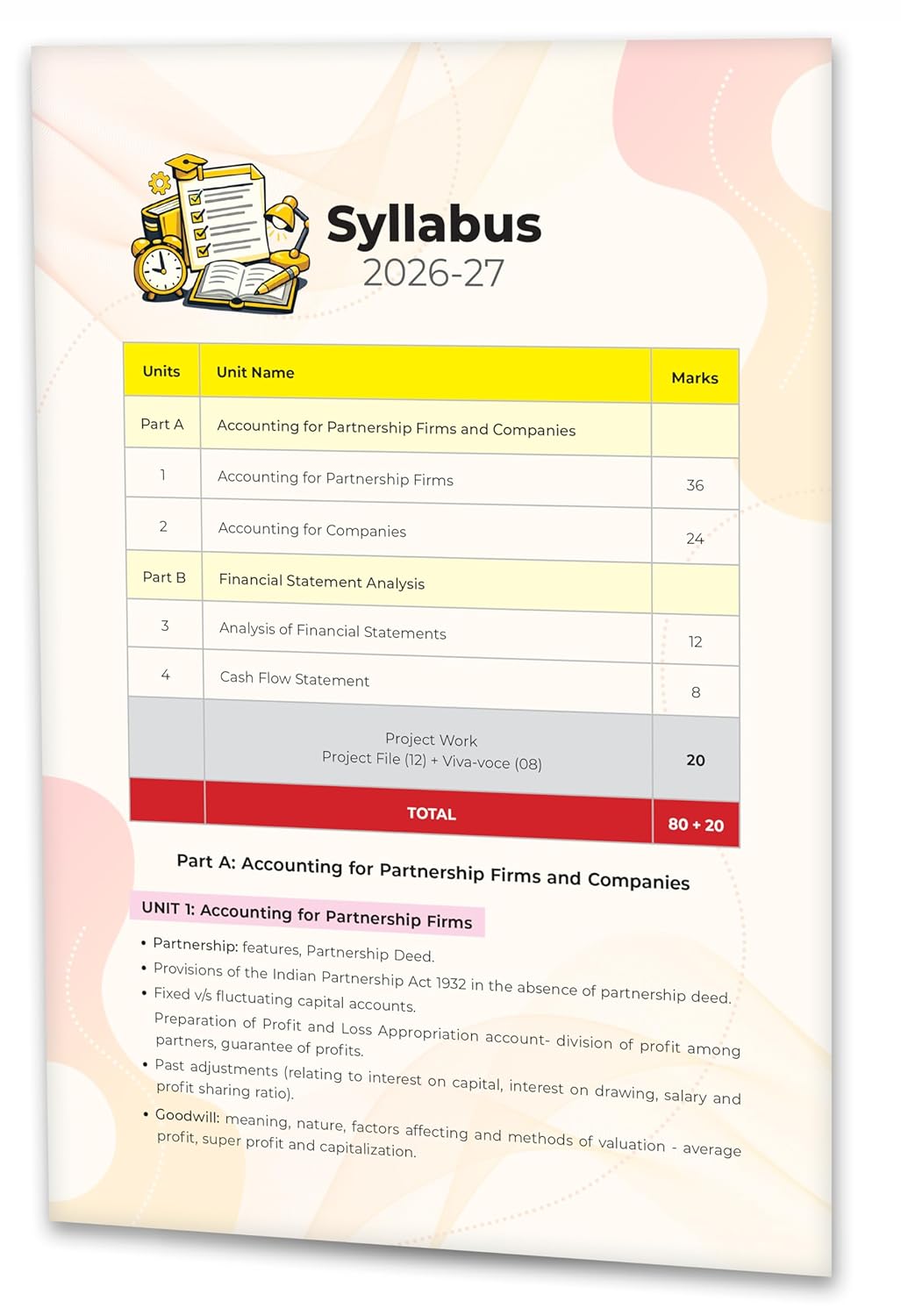 Educart's CBSE Class 12 Accountancy Question Bank (Chapter-wise PYQs, MCQs, Case-Based Qs & Notes) Book
