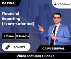 CA Final Financial Reporting (Exam-Oriented) Video Lectures by CA PS Beniwal (Pendrive, 12 Months)