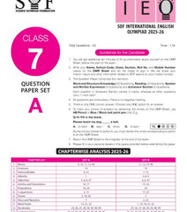 IEO Class-7 Olympiad Previous Years Papers (PYP) English with Sample OMR Sheet - Book By MTG Learning