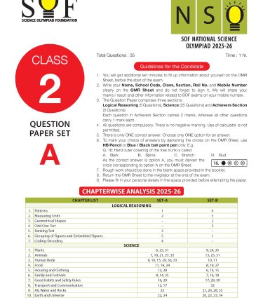 ISO Class-2 Olympiad Previous Years Papers (PYP - Set A and B) Science book by MTG Learning