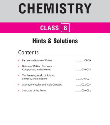 Foundation Course Chemistry Book for Class 8 by MTG Learning