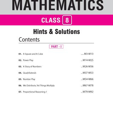 Foundation Course Mathematics Book for Class 8 by MTG Learning