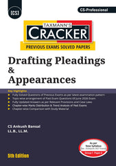 Taxmann Cracker Combo - Papers 1 to 3 CRACKER Series ESG, Drafting/DPA, and CMADD/Due Diligence (Set of 3 Books) for CS Professional by Ankush Bansal