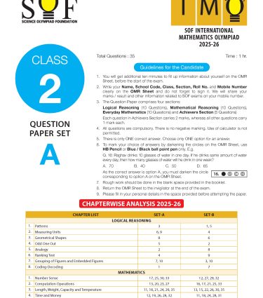 IMO Class-3 Olympiad Previous Years Papers (PYP - Set A and B) Mathematics Book by MTG Learning