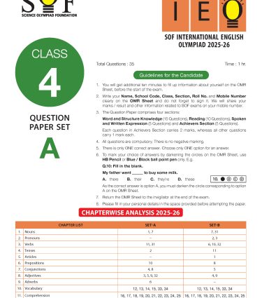IEO Class-4 Olympiad Previous Years Papers (PYP - Set A and B) English - Book by MTG Learning
