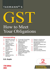 GST How to Meet Your Obligations (Set of 2 Volumes) - Books by Taxmann