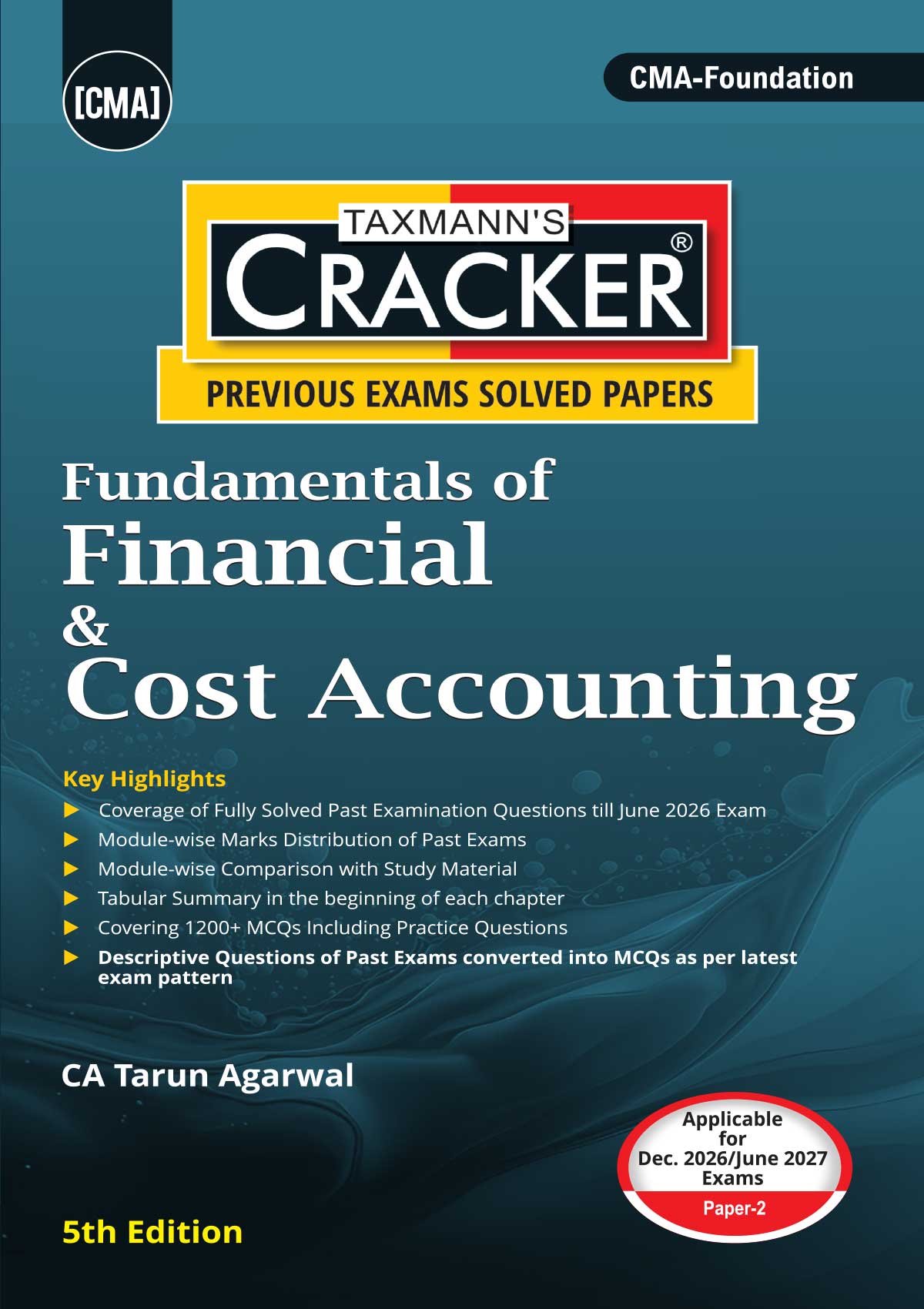 Taxmann Cracker Combo Papers 1 to 4 (FBLC/Law, FFCA/Accounting, FBMS/Maths, and FBEM/Economics) Set of 4 Books for CMA Foundation