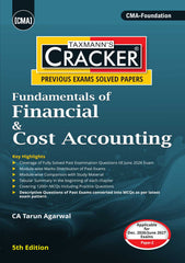 Taxmann Cracker Combo Papers 1 to 4 (FBLC/Law, FFCA/Accounting, FBMS/Maths, and FBEM/Economics) Set of 4 Books for CMA Foundation