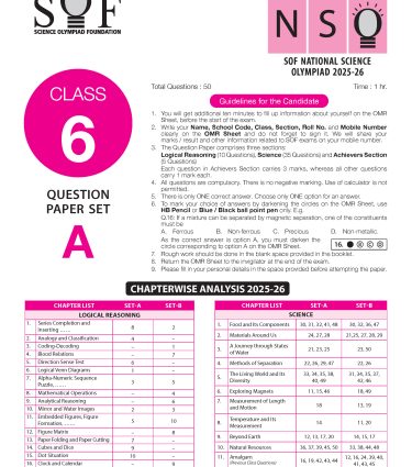 ISO Class-6 Olympiad Previous Years Papers (PYP - Set A and B) Science with Sample OMR Sheet - Book By MTG Learning