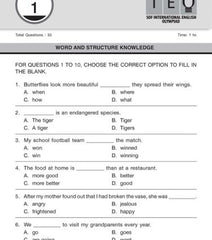 Class 3 Olympiad Prep-Guide (OPG) English (IEO) – Detailed Theory, Self Test For SOF  By MTG Learning