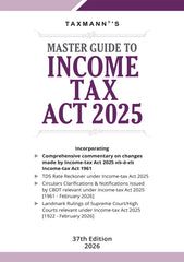 COMMENTARY COMBO – I for Direct Taxes—Master Guide to Income Tax Act and Rules & Direct Taxes Ready Reckoner (DTRR)  - Set of 3 Books by Taxmann