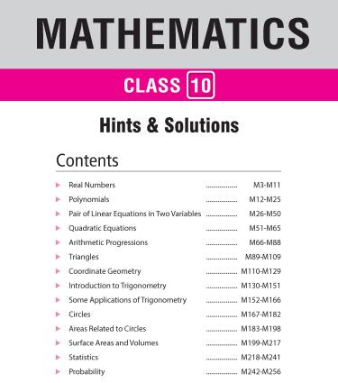 Foundation Course Mathematics Book for Class 10 by MTG Learning