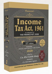 Commercial's Income Tax Complete Reference Set - Direct Tax Ready Reckoner, Income Tax Act and Income Tax Rules (2026) Books By Dr. Girish Ahuja and Adv. Rahul Agarwal