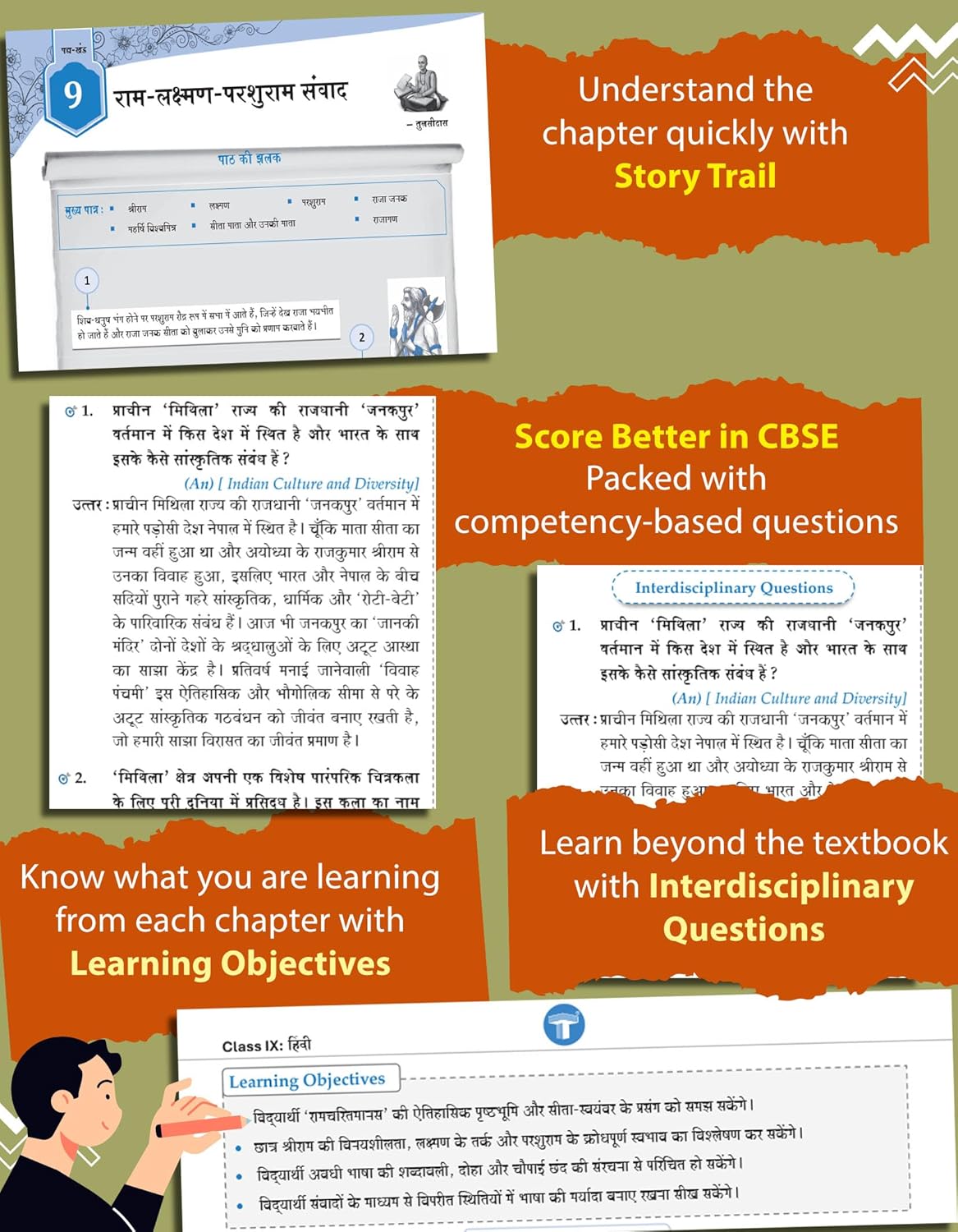 CBSE Class 9 Hindi Notes Book By Target Publications