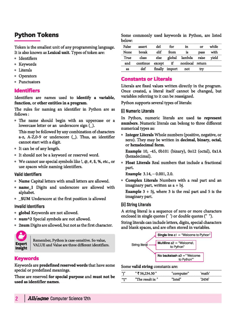 All in One Computer Science Class 12 for CBSE Exam - Book By Arihant Publication