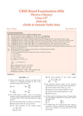 CBSE Question Bank for Class 12 - Physics Book - Chapterwise and Topicwise Solved Papers For 2027 Exam By Oswaal Books