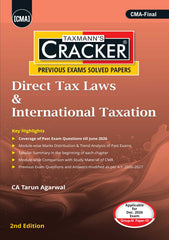 CMA Final Cracker Combo Group III – Papers 13 to 16 (CLE, SFM, DIT, and SCM) - Set of 4 Books By Taxmann