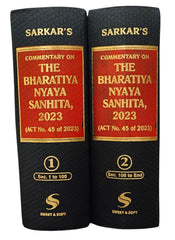 Sweet & Soft and Sarkar’s Commentary on The Bharatiya Nyaya Sanhita 2023 Books (Set of 2 Volumes) by Justice R.N. Pandey