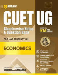 NTA CUET UG 2026 - Business Studies, Accountancy and Economics Books (Combo) - Chapter wise Notes and Question Bank By Arihant Publication