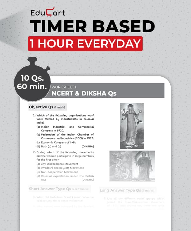 Educart One-shot CBSE Class 10 Question Bank Social Science Book