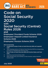 Labour Codes with Central Rules COMBO (Bare Acts with Section Notes) - Code on Wages, IR, Social Security and OSHWC (4 Books - with Case Laws, Comparative Study, Others) - By Taxmann