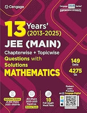 JEE Main - Physics, Chemistry and Mathematics Combo (Set of 3 Books) - Chapterwise, Topicwise Questions with Solutions New Edition By Cengage