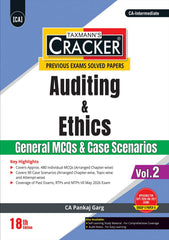 Taxmann Cracker Combo Papers 4 to 6 (CMA, Auditing, and FM SM) Set of 3 Books for CA Inter