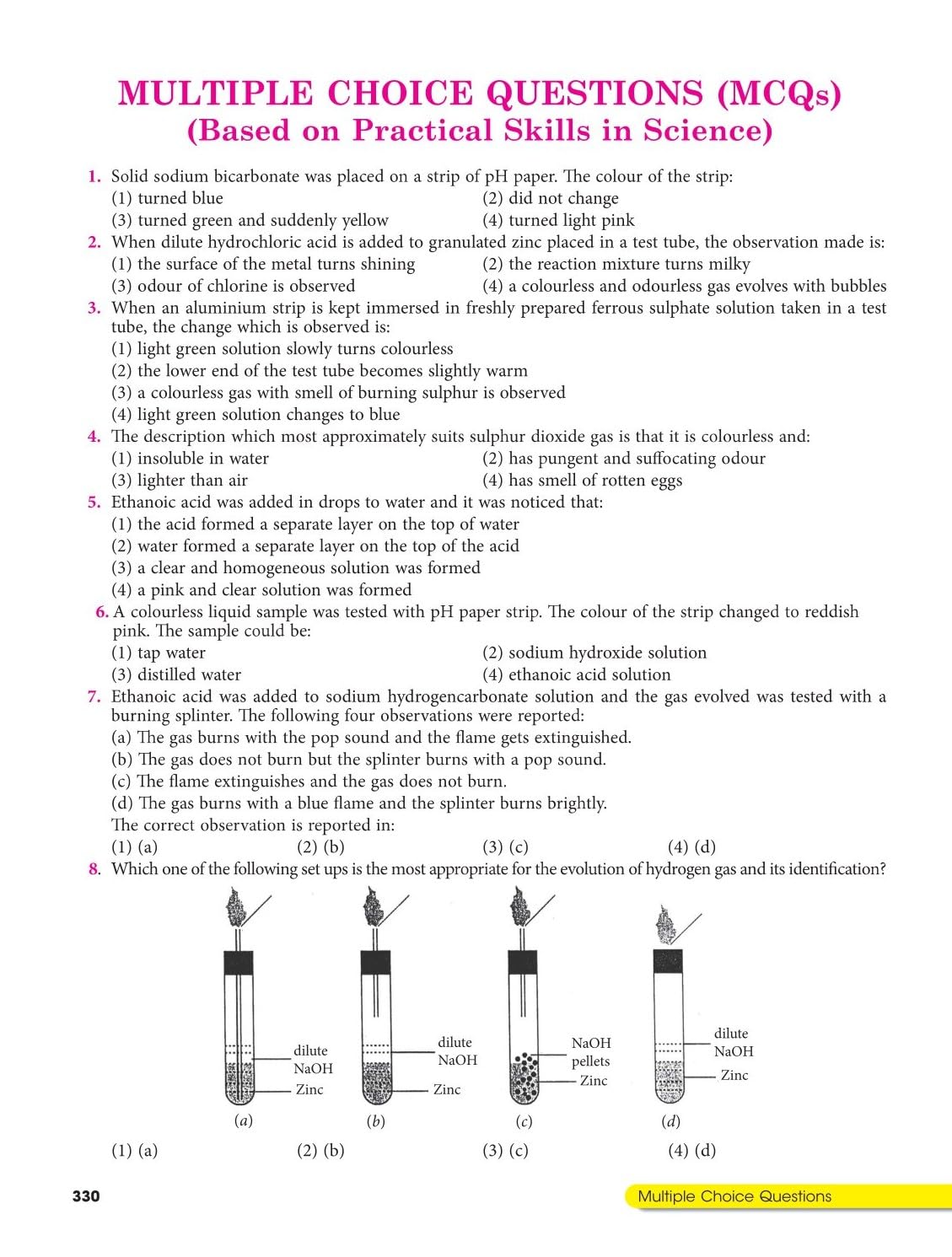 S Chand's Class 10 Chemistry Part 2 (Complete Chemistry Study for School Exams) Book