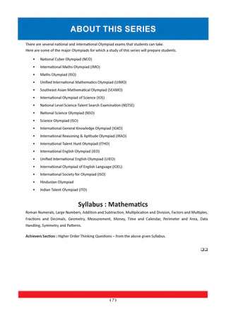 One For All Olympiads Workbook Class 4 Maths  - Book By Oswaal Books