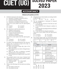 NTA CUET (UG) Chapter wise Question Bank Accountancy By MTG Learning