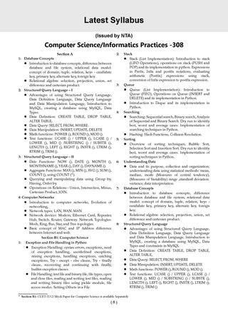 NTA CUET (UG) Mock Test Papers - Informatics Practices By Oswaal Books