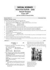 CBSE Previous 10 Years Papers (Year-wise - Solved Papers : 2017-2026) Social Science, Maths, Science, English Language & Literature for Class 10 for 2027 Exam