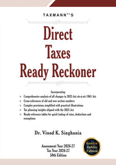 ESSENTIALS COMBO for Direct Taxes – Income-Tax Act 2025, Income-Tax Rules 2026 and Direct Taxes Ready Reckoner - Finance Act 2026 Edition By Taxmann