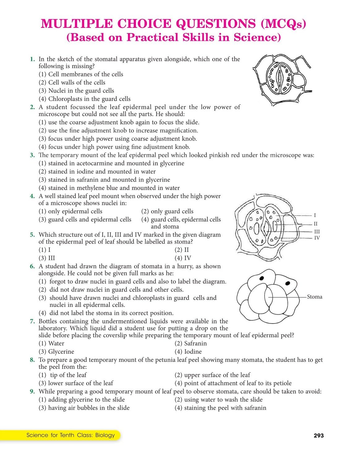S Chand's Class 10 Biology Part 3 (Complete Biology Study for School Exams) Book