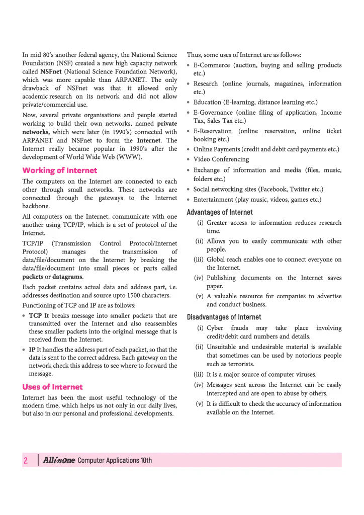 All in One Computer Applications Class 10 for CBSE Exam - Book By Arihant Publication